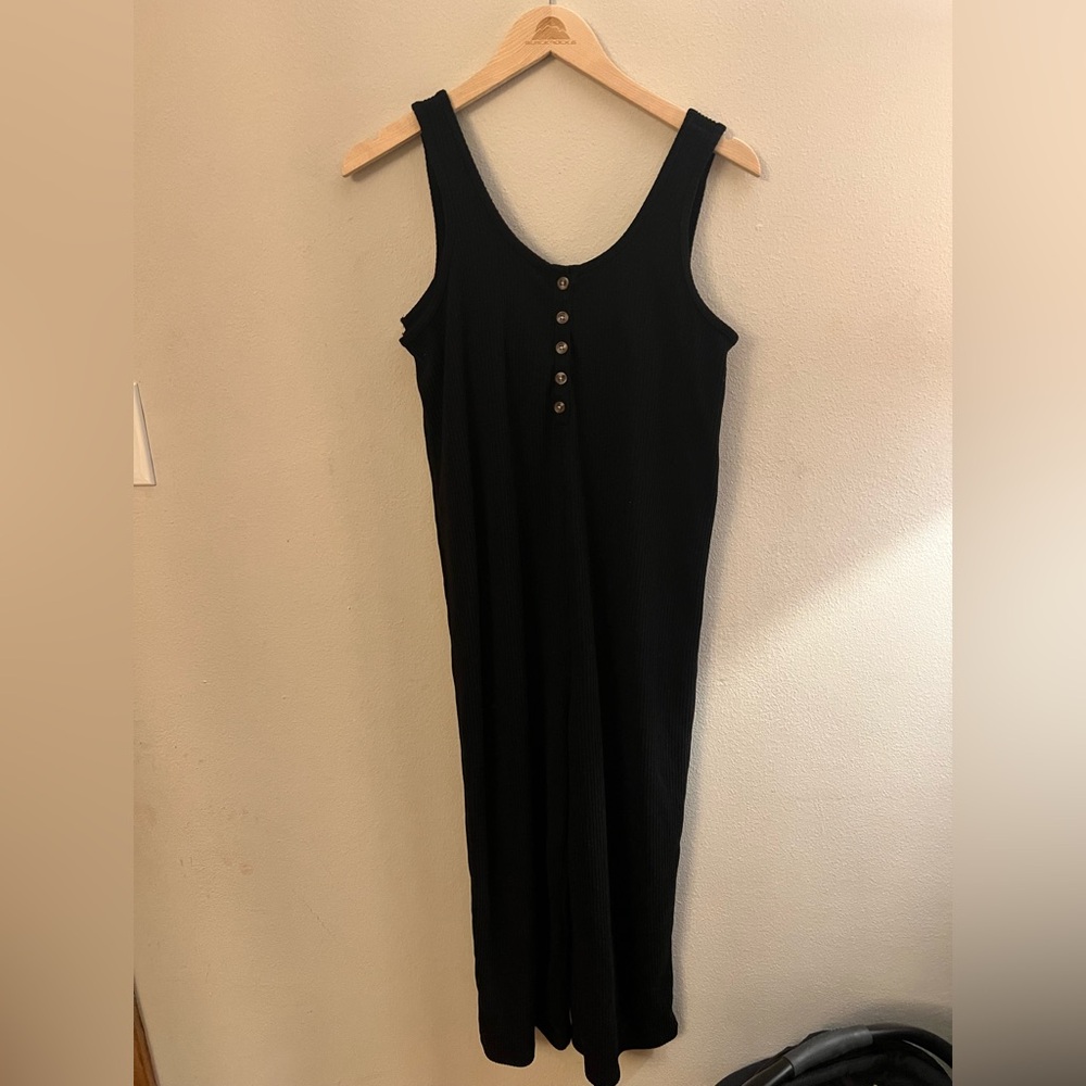 Old Navy Maternity Black Sleeveless Jumpsuit